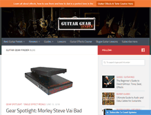 Tablet Screenshot of guitargearfinder.com